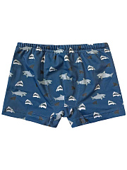 Шорты для мальчика с акулами - Размер 146 - Цвет синий - Картинка #1