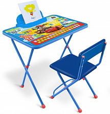 Д1П/Т Комплект Disney Тачки (стол 520+пенал+стул 
мягкий) - Картинка #1